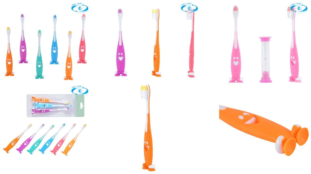 Wholesale Household Custom Colorful Kids/Children PP Smile Oral Care Toothbrush