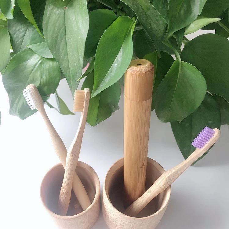 Zero-Waste Bamboo Toothbrush with Customized Logo