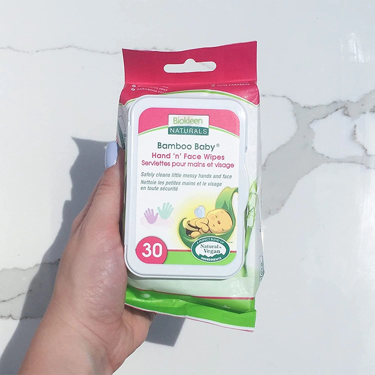 Biokleen OEM Wholesale Biodegradable Organic Wet Wipes Naturally Sensitive Skin Baby Wipes