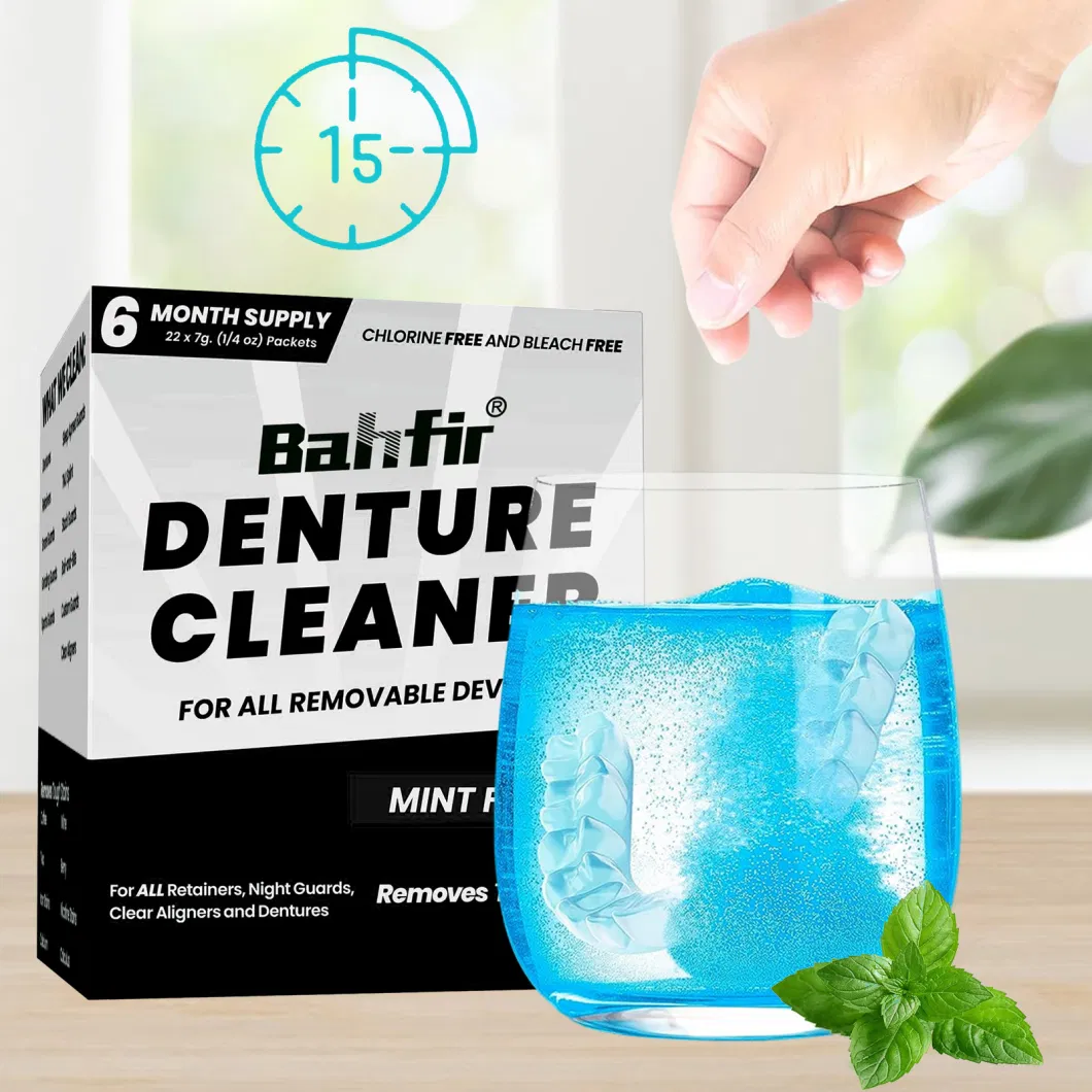 Efficient Cleaning Denture Cleansing Tablet for Oral Hygiene