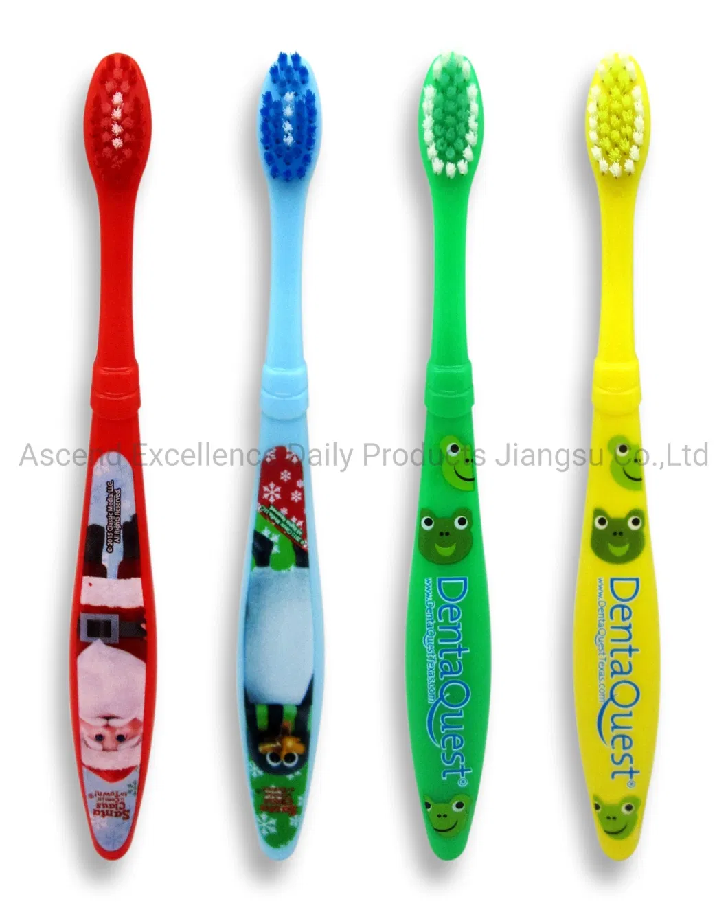 Wholesale OEM/Private Label 3-5 Years Kids Toothbrush in Nice Shape and Pattern