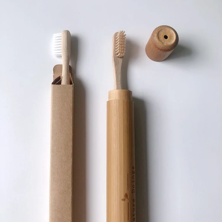 Zero-Waste Bamboo Toothbrush with Customized Logo