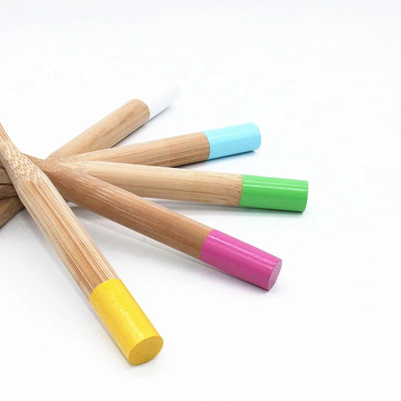Protect Healthy Soft Ecological Environment Private Custom Logo Kids Charcoal Bamboo Toothbrush