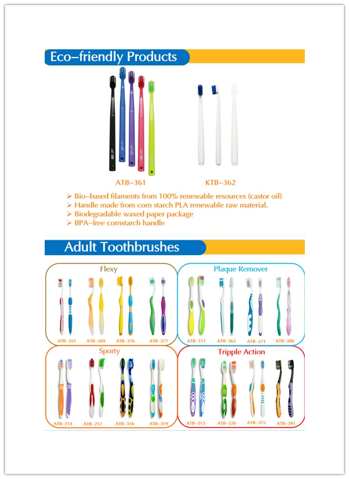 Wholesale OEM/Private Label 3-5 Years Kids Toothbrush in Nice Shape and Pattern