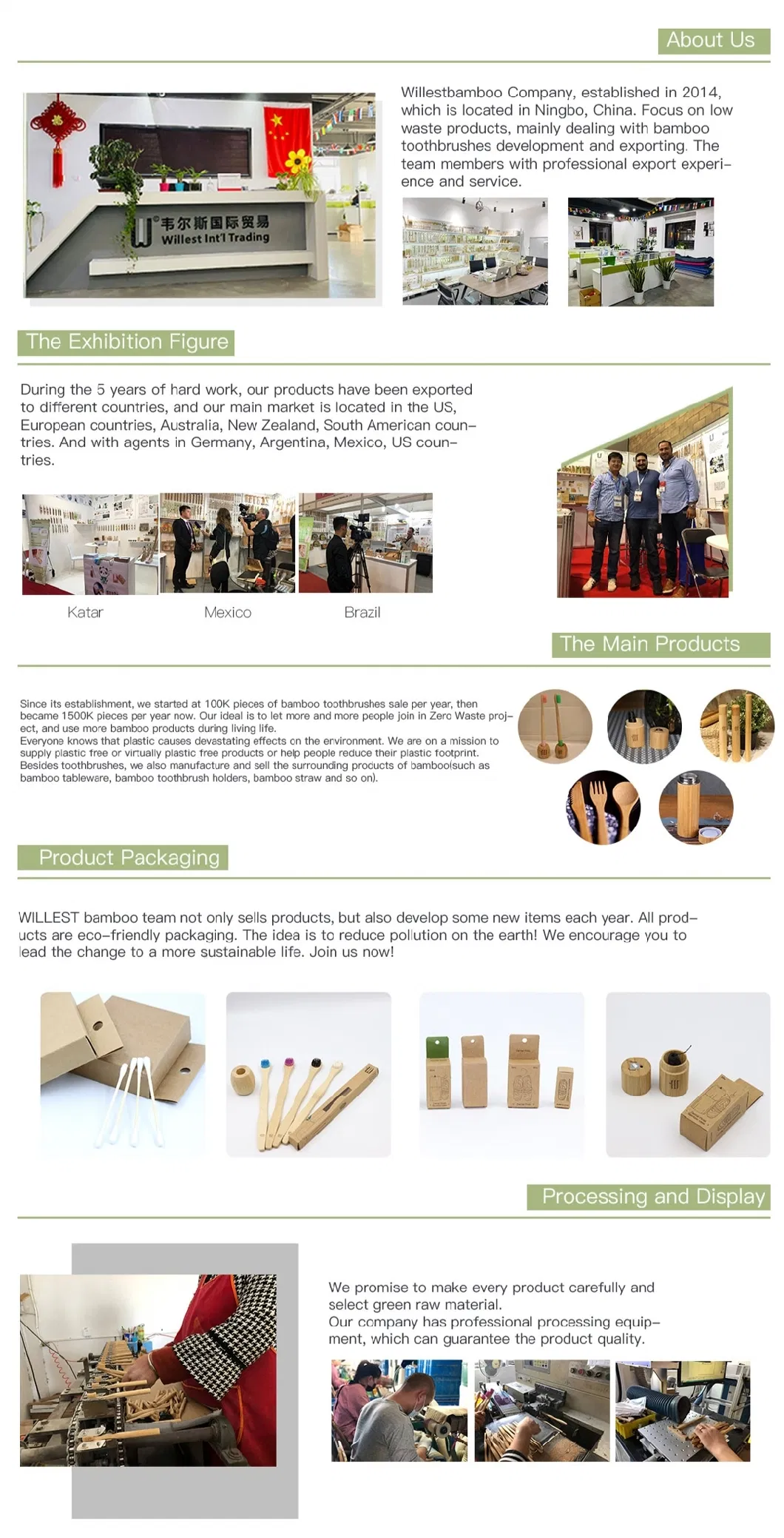 Wholesale Biodegradable Environmental Natural Bamboo Charcoal Dental Floss