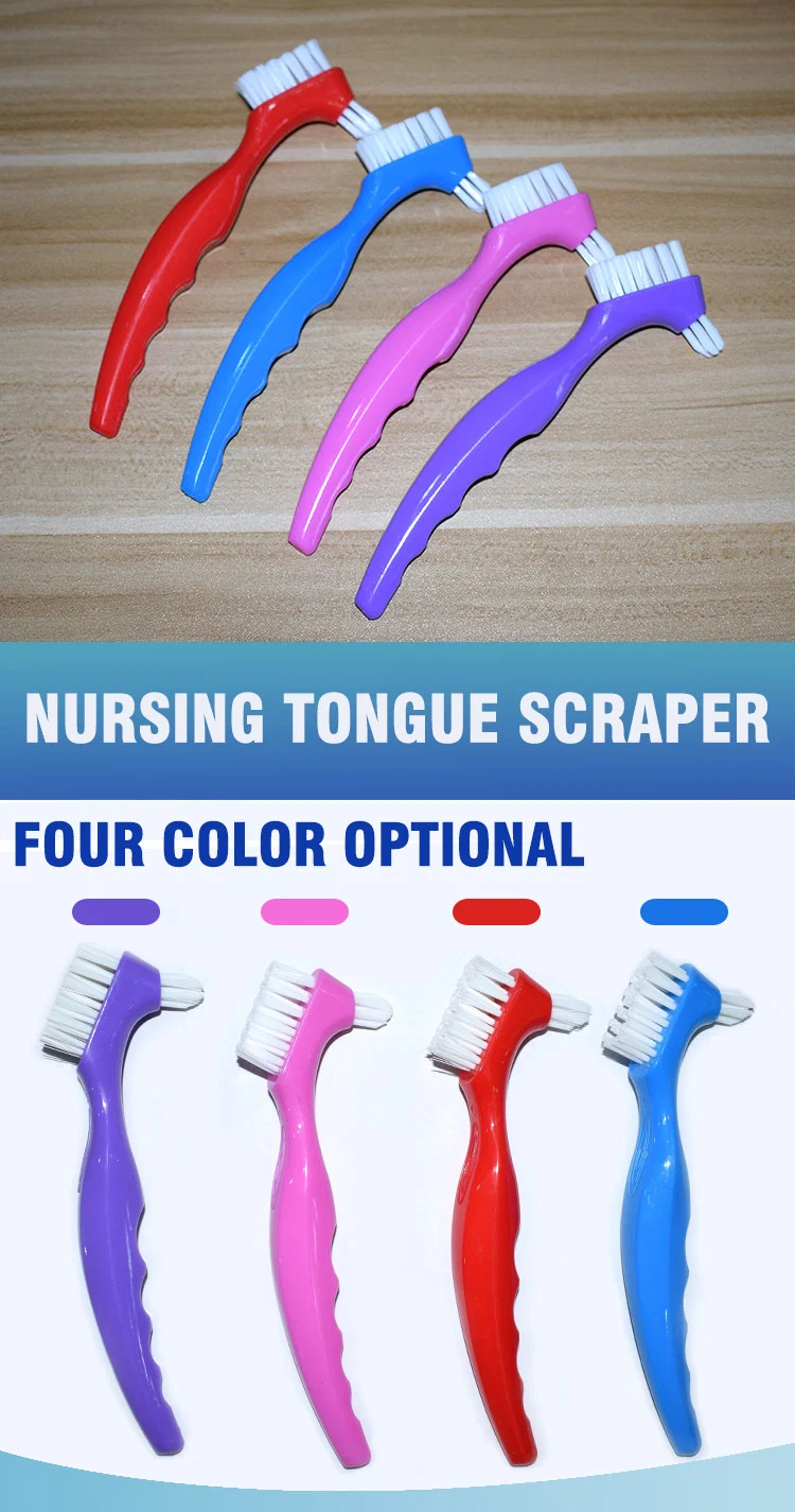 High Quality False Tooth Cleaner Denture Deep Cleaning Toothbrush