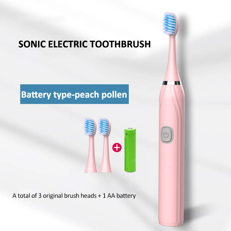 Home Appliance Auto Electric Tooth Brush with 3 Brush Heads