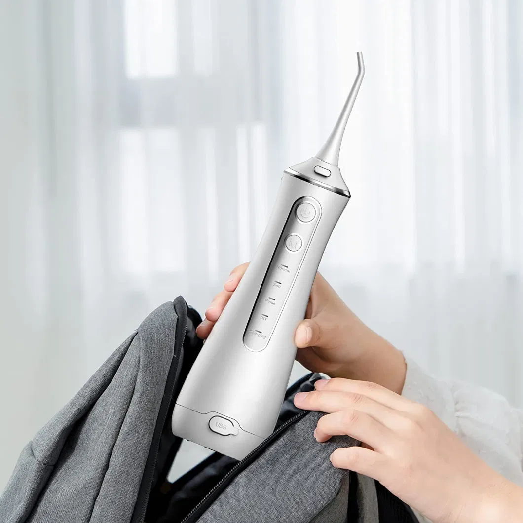 Oral Irrigator with Rotating Brush for Home&Travel Cordless Teeth Cleaner