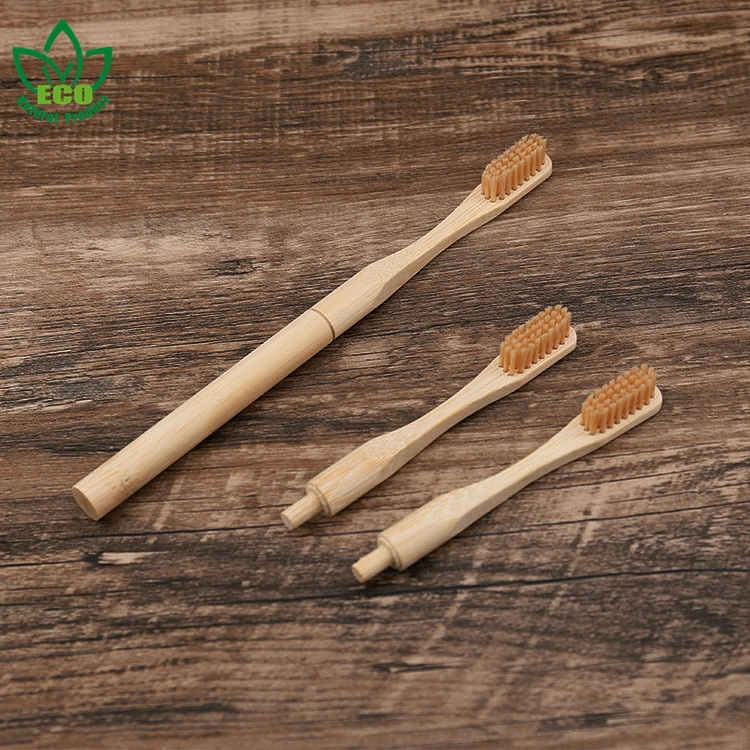 Biodegradable Eco Friendly Toothbrush Head Replacement Bamboo Toothbrush with Replaceable Head