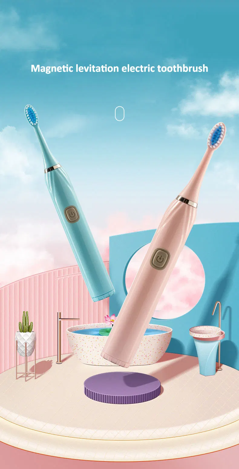 Home Appliance Auto Electric Tooth Brush with 3 Brush Heads