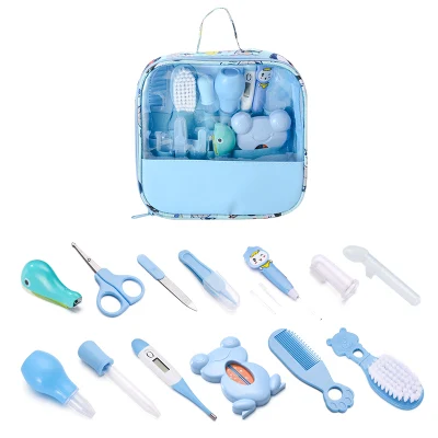 Kit di alta qualità per la cura del bambino con spazzolino per Clipper per unghie in Borsa in tessuto