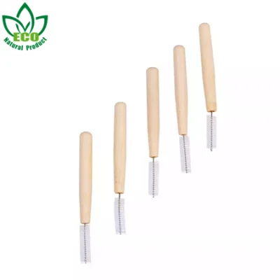  Capillo biodegradabile Cepillo interdentale Bamb cepillo dentifricio dentifricio Pennello di bambù