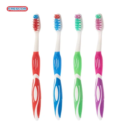 Denti personalizzati Sbiancamento spazzola in plastica per denti all&prime;ingrosso alta qualità Adulti Spazzolino manuale con setole rigide in nylon