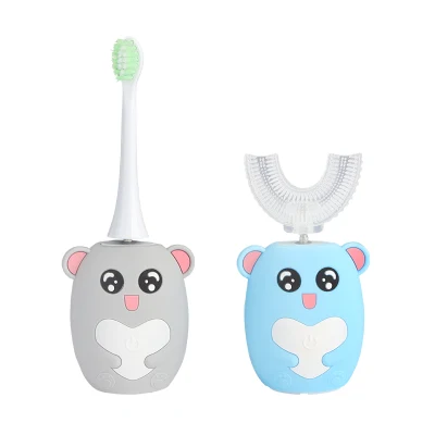  Spazzolino elettrico a U Jsssan a 360 gradi per bambini 3 Modalità Bambini′ S Oral Care spazzolino automatico