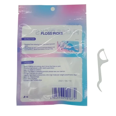  China Factory Supply Dental Floss Pick Incarted Dental Floss