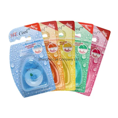 Buona qualità Bianco/Nero Bamboo Charcoal 750d menta Dental Floss Tootpick