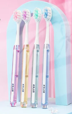 Nuovo design impugnatura comoda, consegna rapida, logo personalizzato, spazzolino per adulti