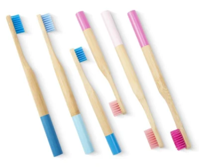 Spazzolino biologico/spazzolino da denti in bambù biodegradabile OEM eco-compatibile con personalizzato Pacchetto per adulti/bambini
