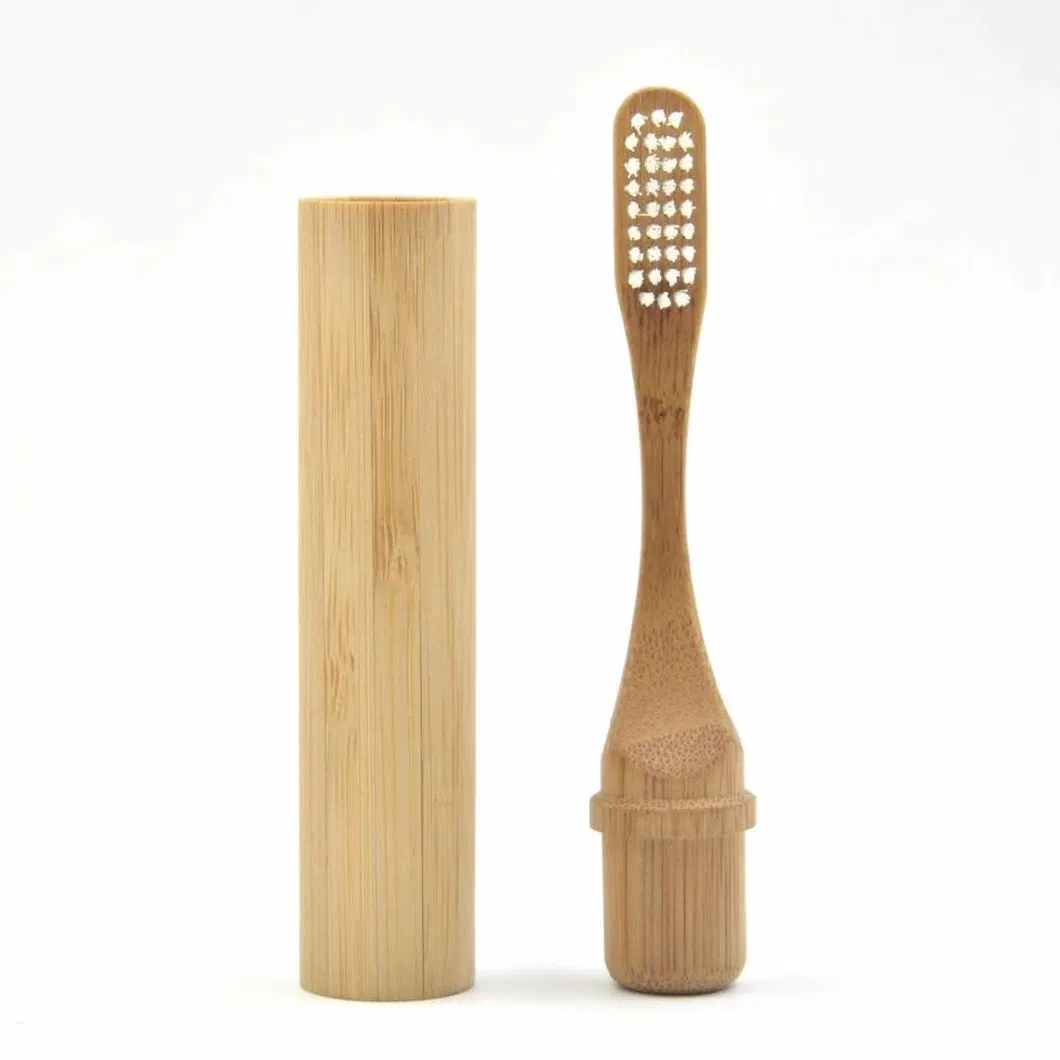 Travel Bamboo Toothbrush with Replacement Head