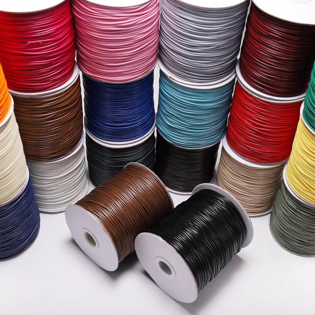 Multicolor PU Leather Cord Wax Cord Thread for Bracelet Jewelry Making