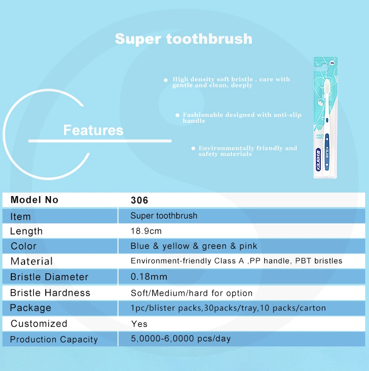 Popular Design Handle Toothbrush Ultra Soft Toothbrush