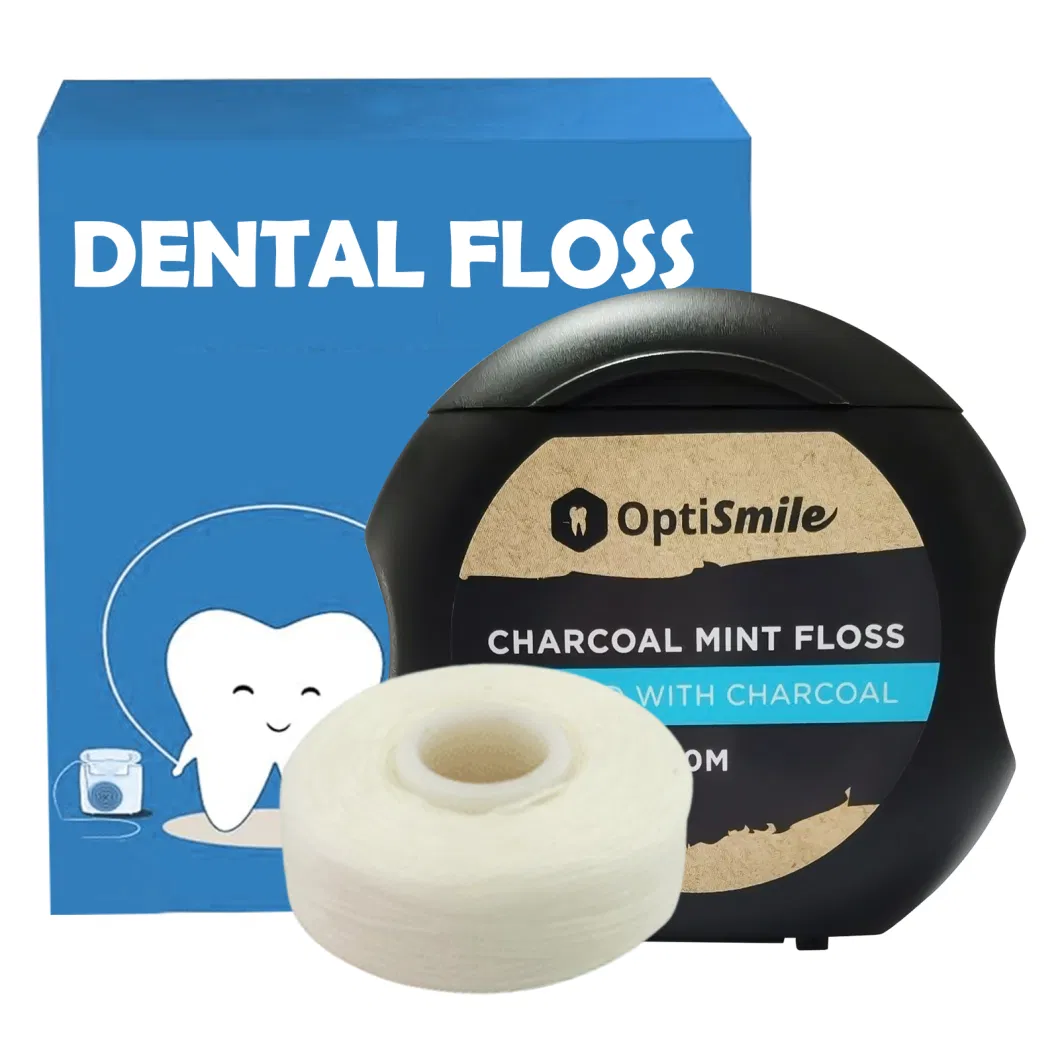 Best-Selling 50m Wax Floss with Natural Mint Flavoring Dental Floss