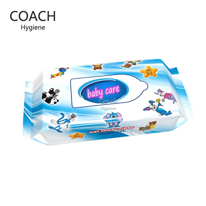 OEM 80 PCS Price Products Box Private Label Newborn Packaging Travel Diapers Secret Mosquito Pack Wholesale Soft Care Baby Wipes