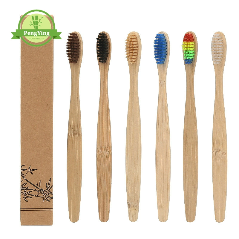 Wholesale 100 % Healthy Eco Organic Charcoal Bamboo Toothbrush