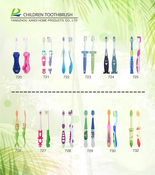 Wholesale Private Label Children Toothbrush with Frog Design