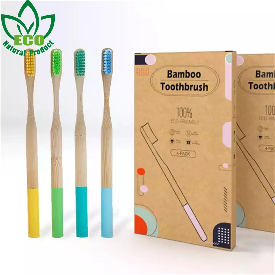 Cepillo Dientes Bambu Brosse a Dent Bambou Charcoal Wholesale Bamboo Toothbrush