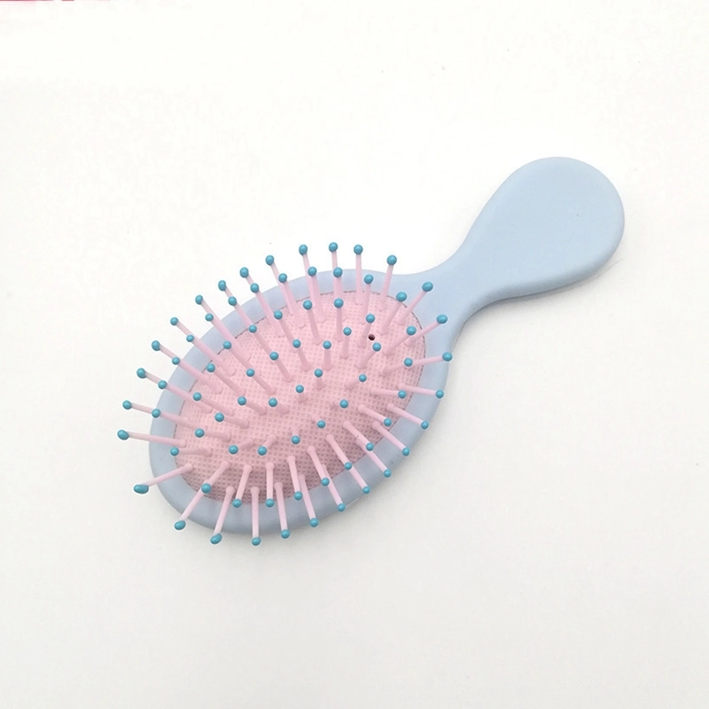 Custom Logo Mate Hair Comb Styling Soft Tooth Plastic Handle Hair Comb Airbag Massage Head Hair Brush