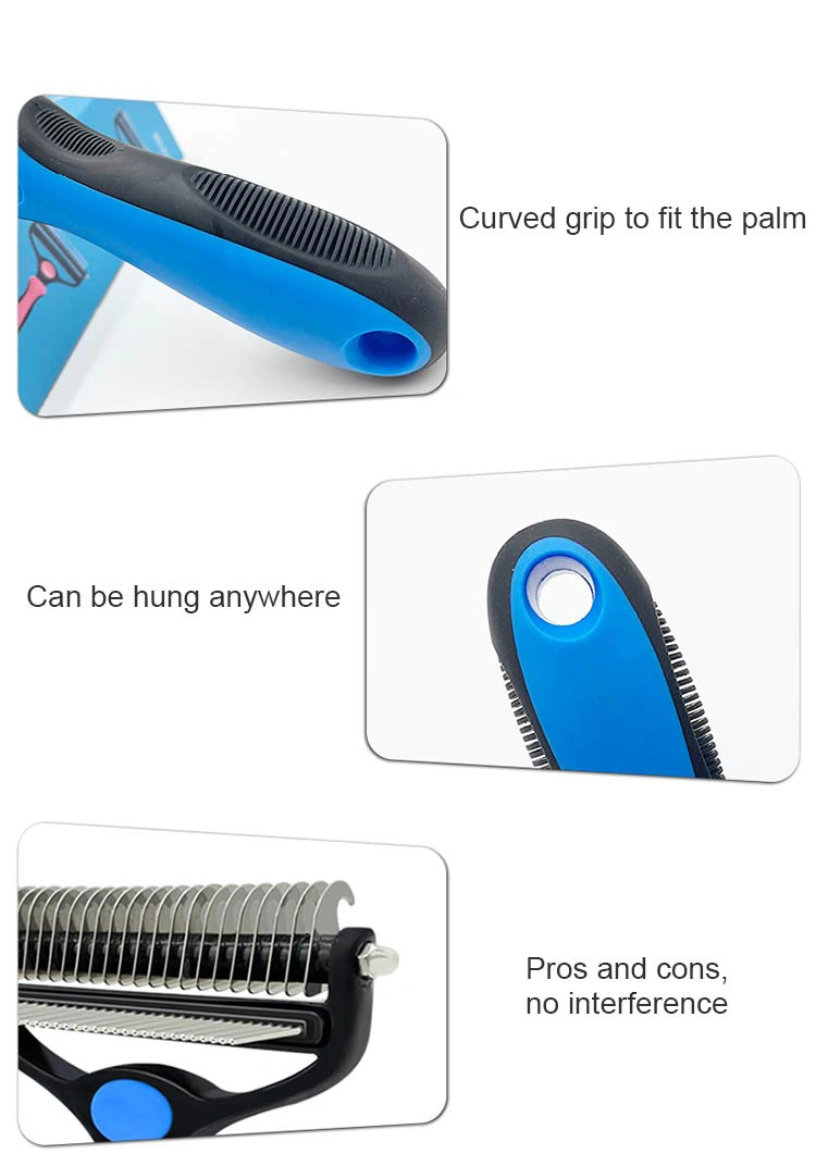 Eco-Friendly and Comfortable Stainless Steel Pet Grooming Brush