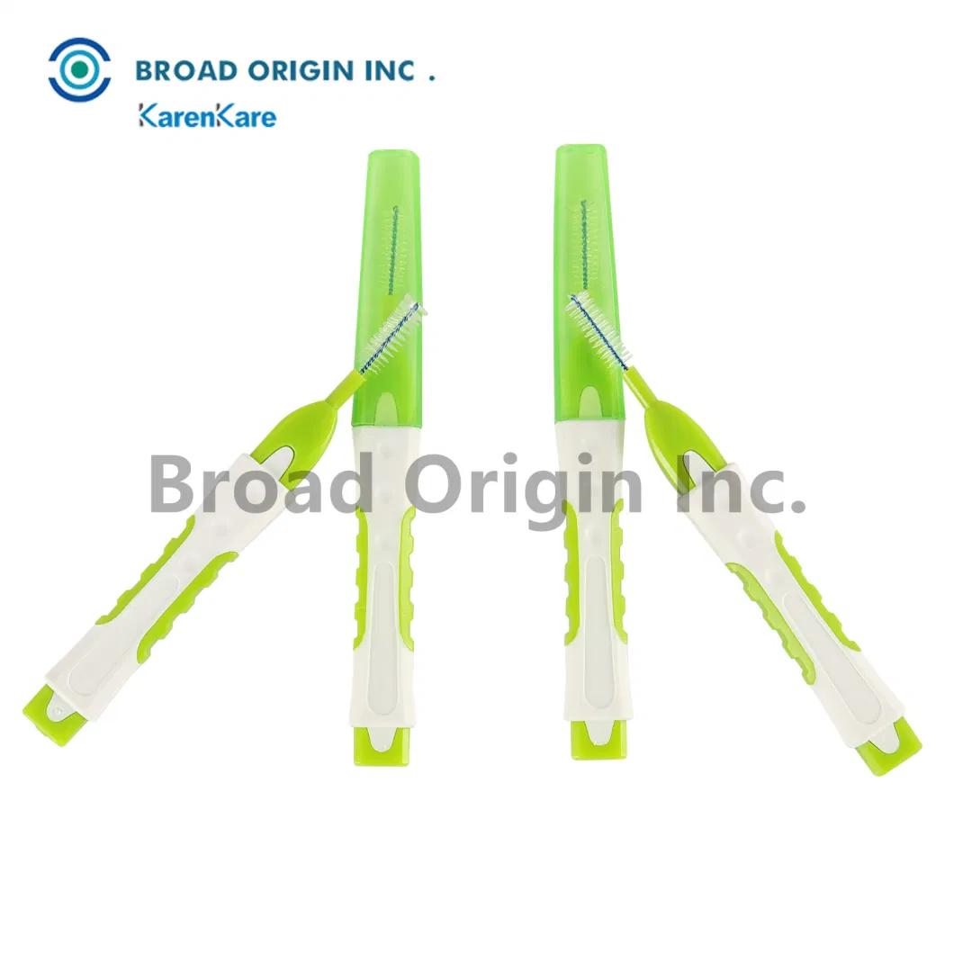 0.7mm Wholesale Bulk Portable Reusable Toothbrush Toothpick Dental Interdental Brush for Teeth Cleaning