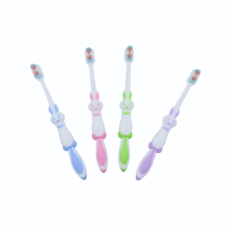 Cute Rabbit Style Child Toothbrush Extra Soft Bristle Kid Toothbrush
