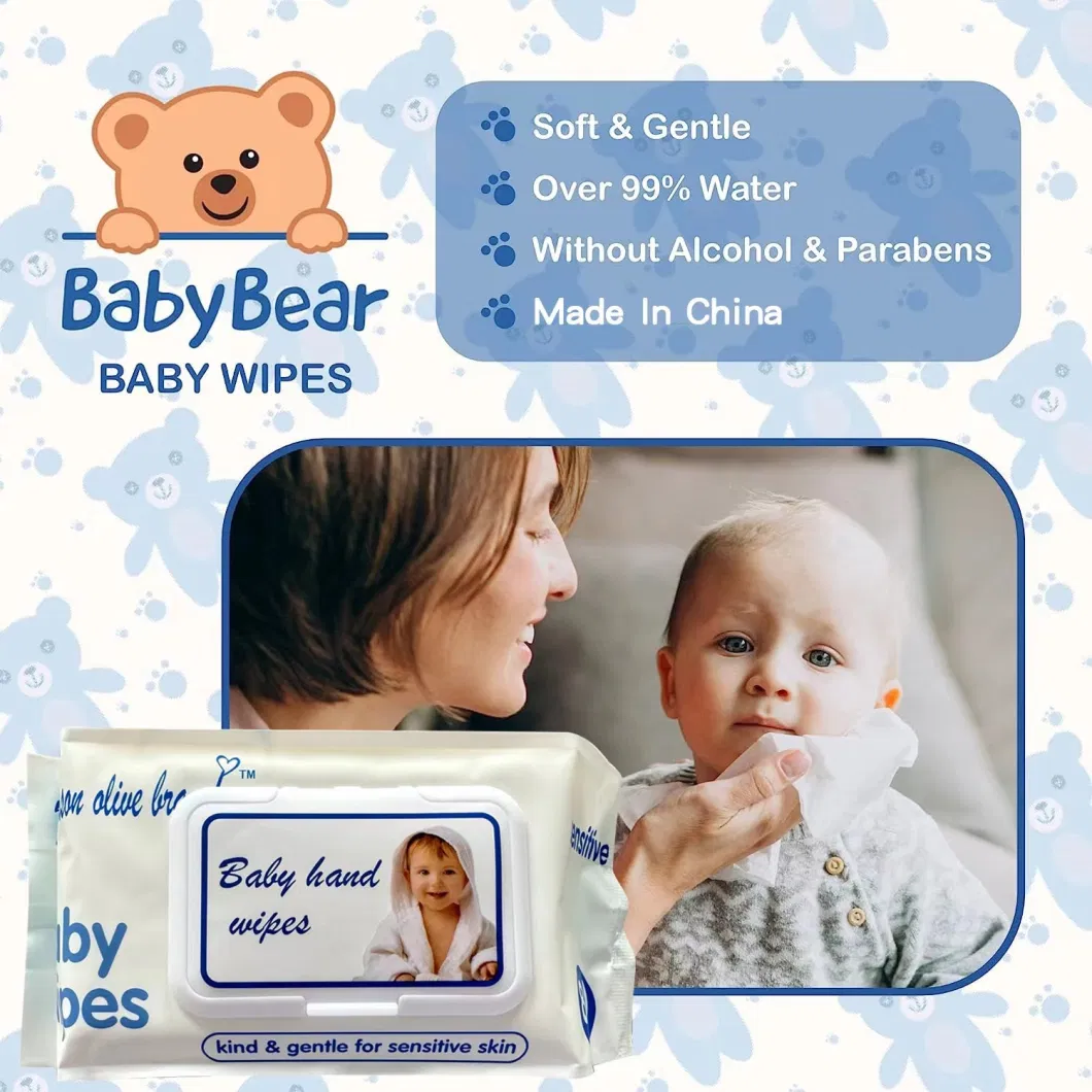 20 Count OEM Baby Wipes, 100% Biodegradable &amp; Compostable Eco-Friendly Water Wipes, Hypoallergenic, Egan, Alcohol-Free, Suitable for Sensitive Skin