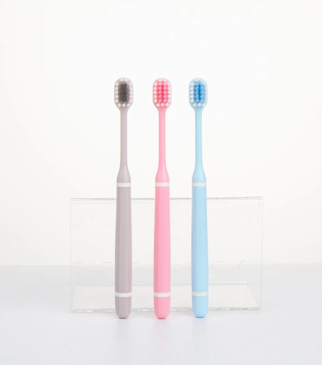 Wholesale Cheap Plastic Tooth Brush Manufacturers Custom Logo Adult Soft Bristles Plastic Toothbrush with Cover