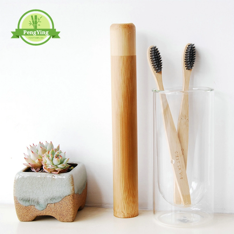 Wholesale 100 % Healthy Eco Organic Charcoal Bamboo Toothbrush