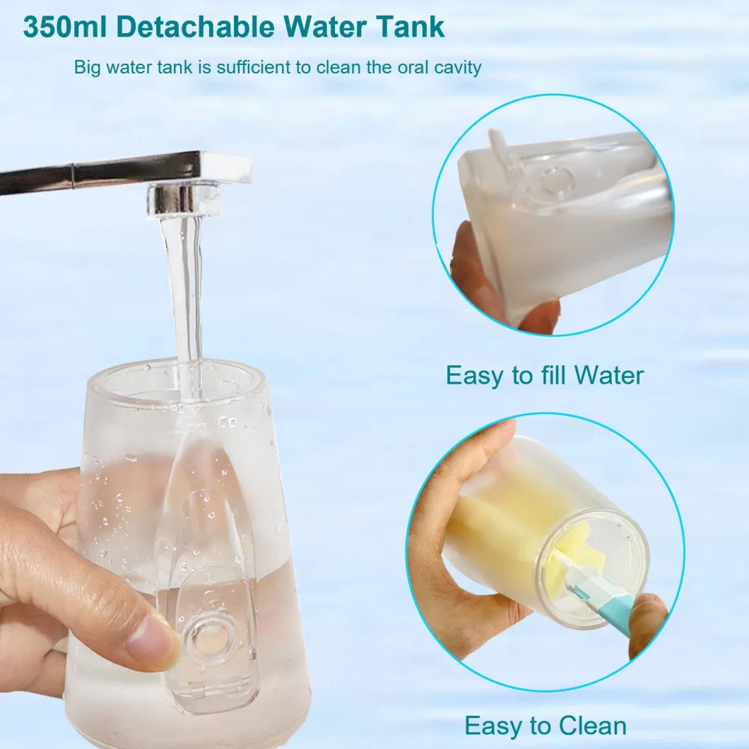 Detachable Large 350ml Water Tank Oral Irrigator for Oral Care