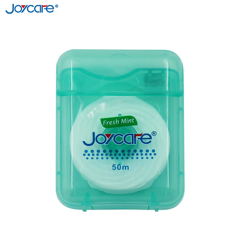 50m PTFE Dental Floss Portable Box Floss Fresh up Breath Oral Care with Mint/Natural Flavor