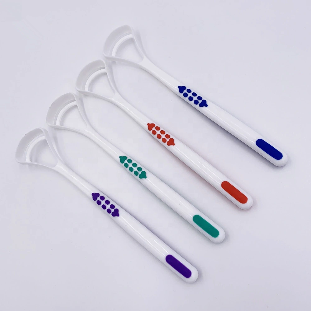 Plastic Tongue Scraping Tongue Coating Cleaner