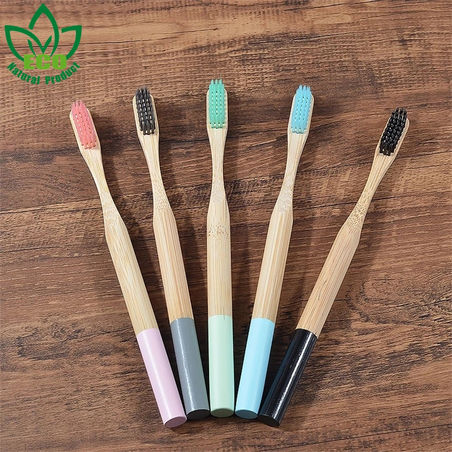 5pack Adult Bamboo Toothbrush Soft Bristles Eco Friendly Cepillo Dientes Bambu Toothbrush