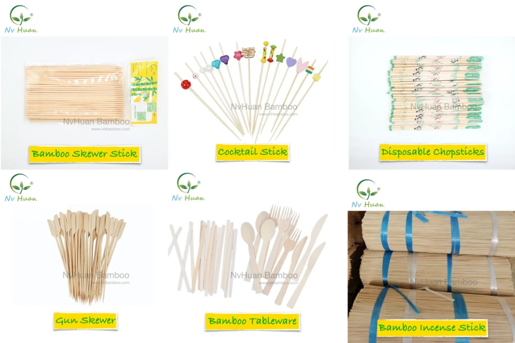 Bamboo Toothpicks with Portable Case for Dental Use