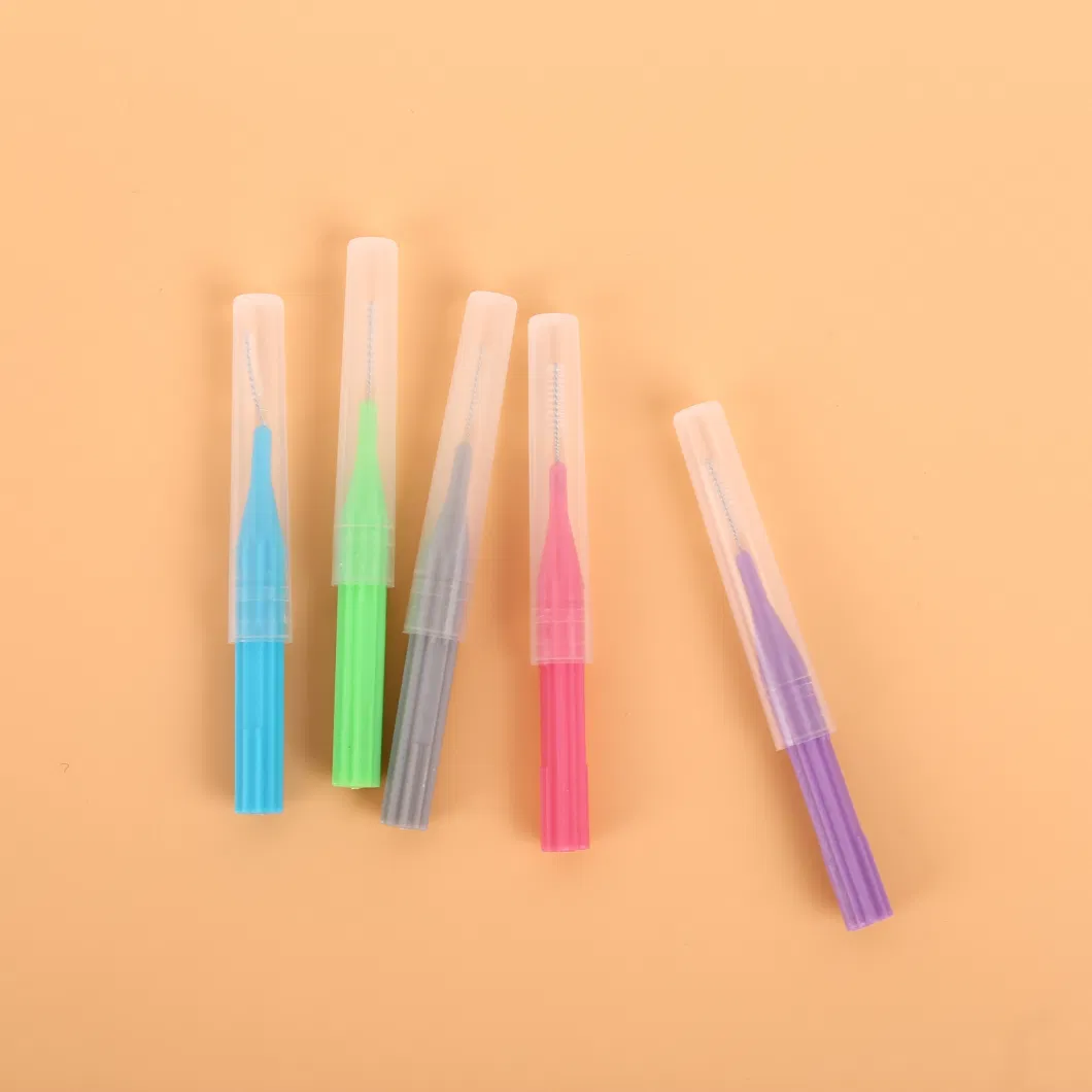 Disposable Interdental Toothpicks Brushes Ergonomic Fits Teeth Brushes Cleaning Dental Brush