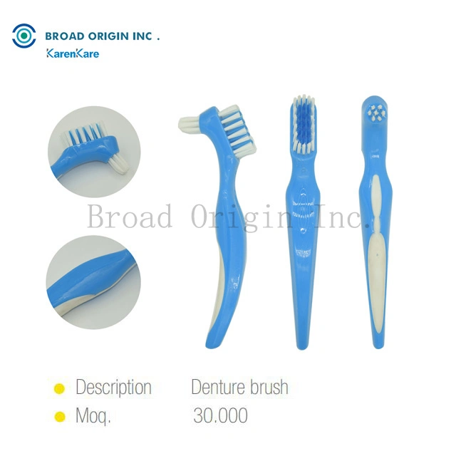 Factory Stock Cheap Dental Products False Teeth Retainer Cleaning Small Denture Cleaning Brush