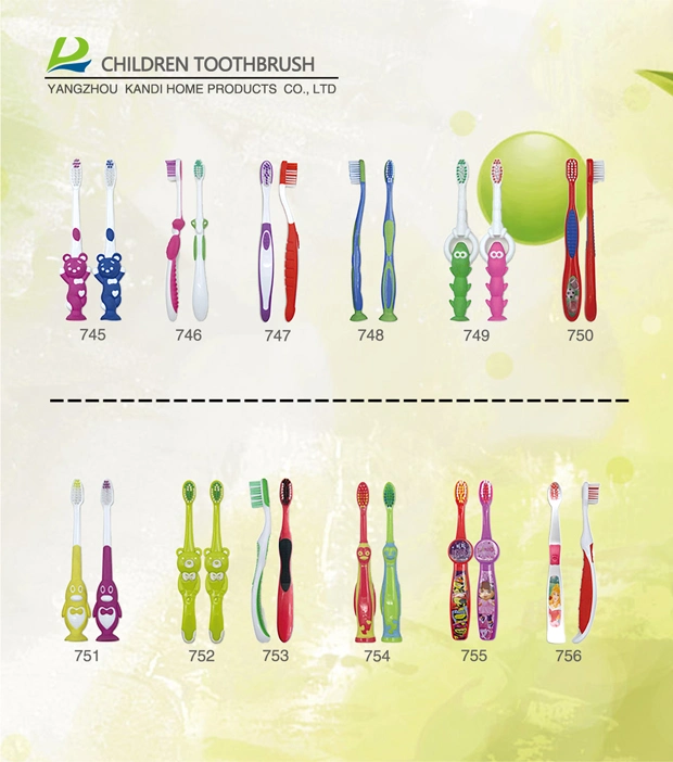 Free Sample Newly Designed Beauty Girl Handle Child Toothbrush