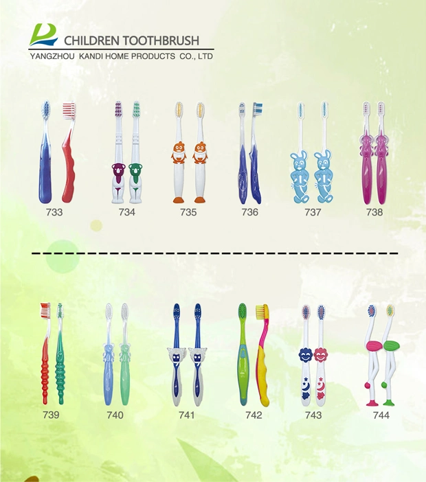 Newly Designed DuPont Bristle Kangaroo Shape Handle Kids Toothbrush
