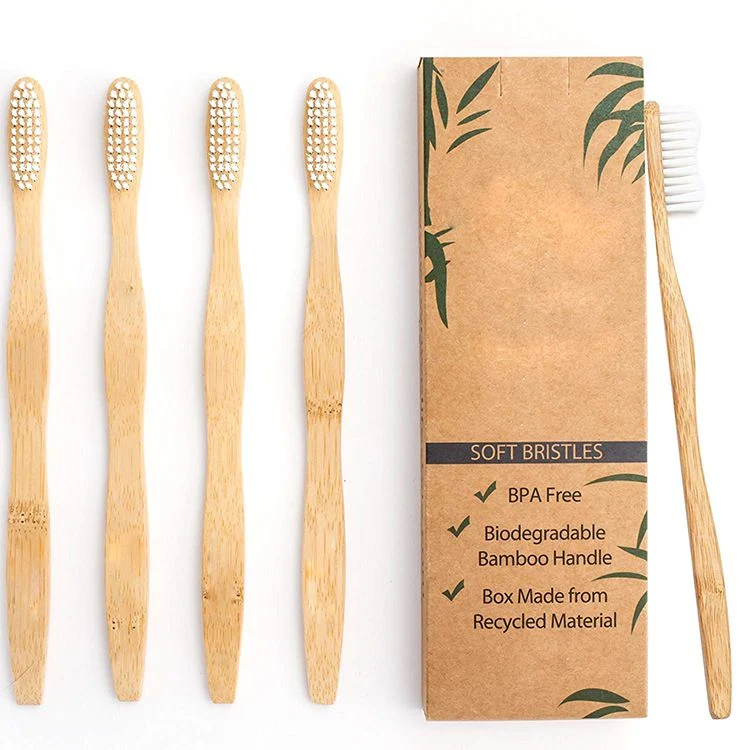 FDA Approved 100% Biodegradable Environmental Charcoal Bamboo Toothbrush