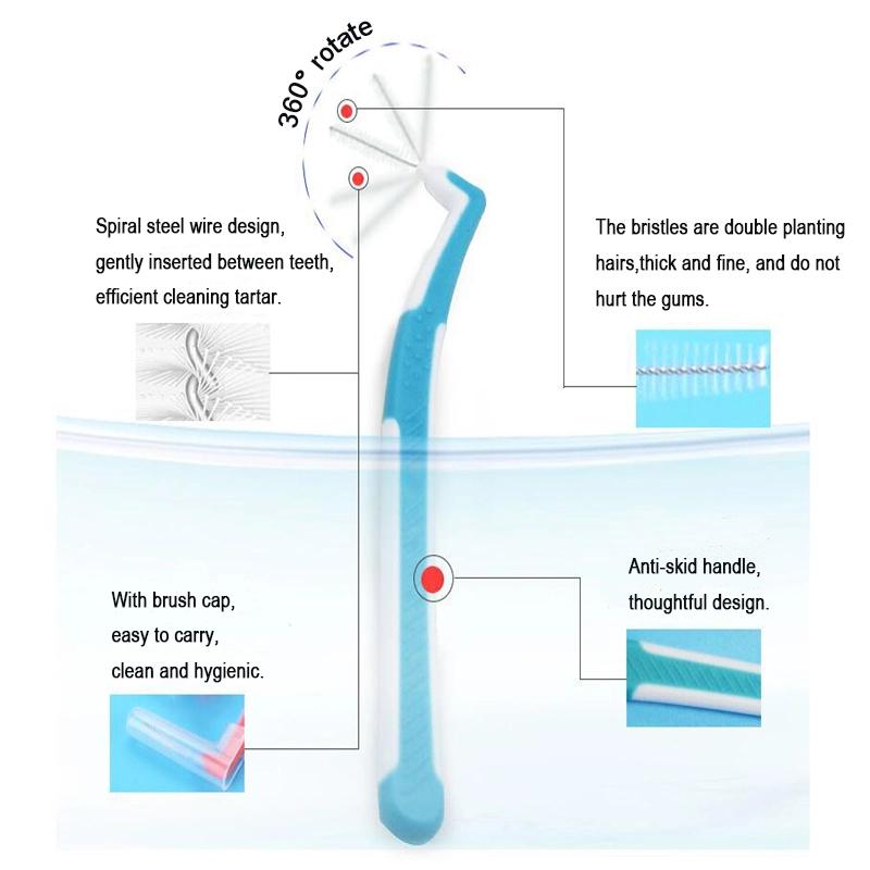Manufacturer Interdental Brush Cepillo Dental De Ortodoncia Interdental Deep Cleaning