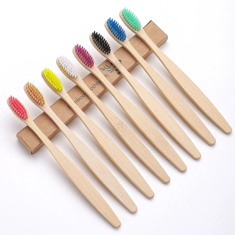 Natural Eco Friendly Soft Bristles &amp; Biodegradable Wooden Toothbrushes