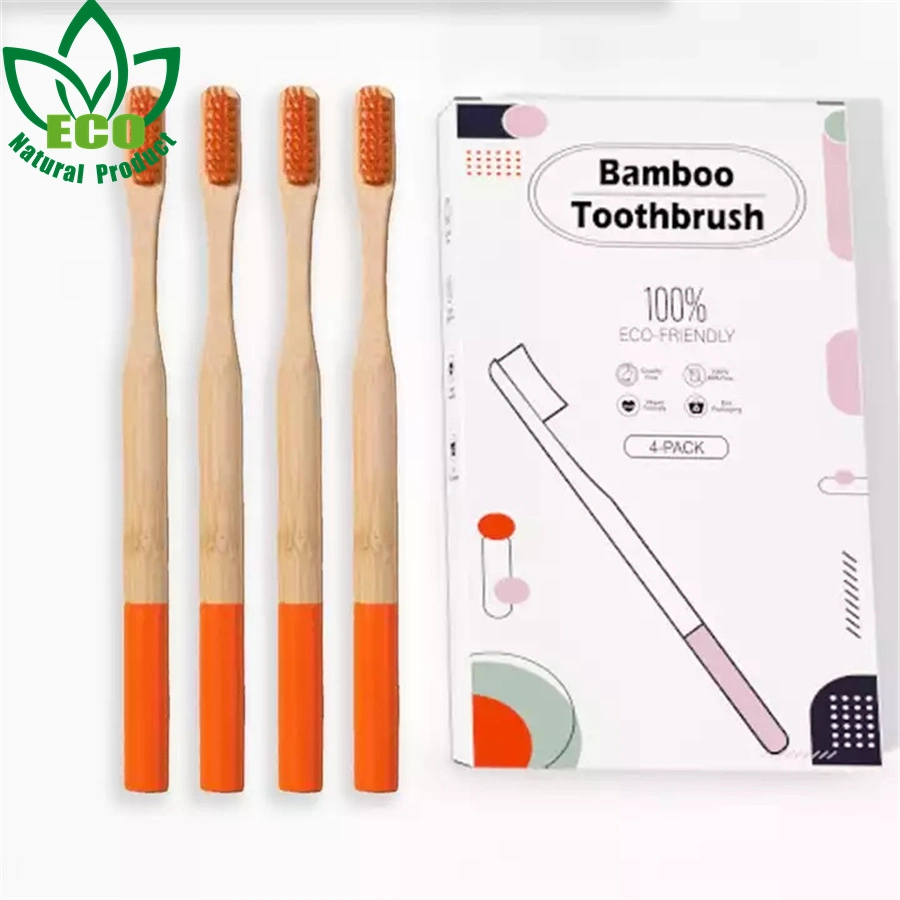 Cepillo Dientes Bambu Brosse a Dent Bambou Charcoal Wholesale Bamboo Toothbrush